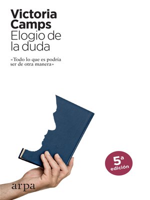 cover image of Elogio de la duda